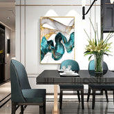 Toile - Nordic Blue Mountain